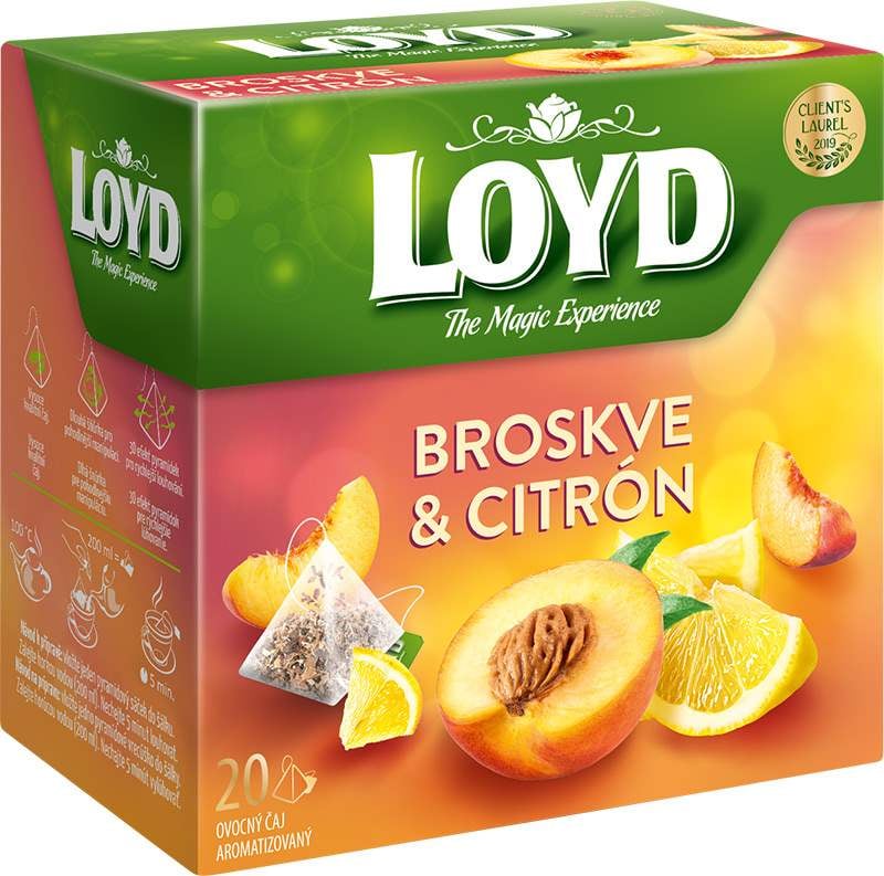 Loyd Broskve & Citrón 40g