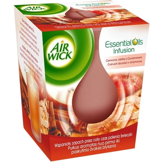 Air Wick svíčka 105g EO Infusion Apple & Cinnamon
