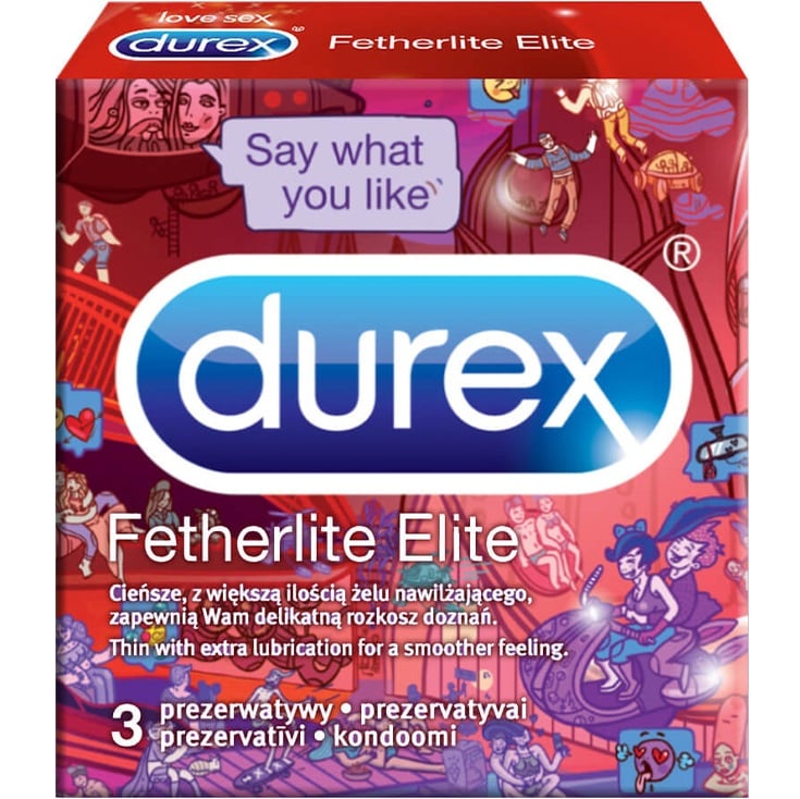 DUREX 3ks Fetherlite Elite