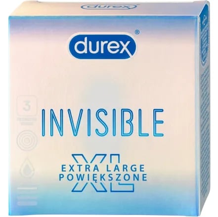 DUREX 3ks Invisible XL