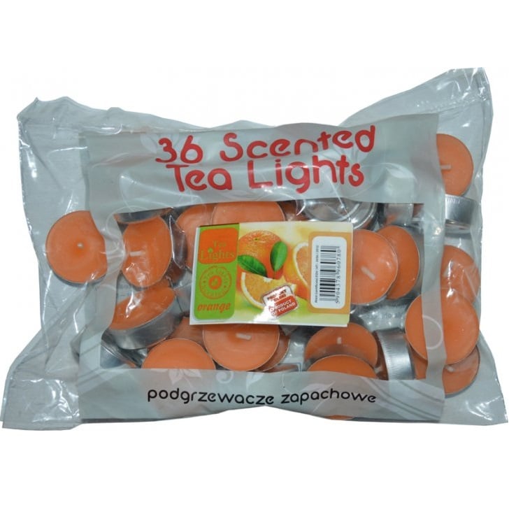 Admit čajové svíčky 36ks Orange