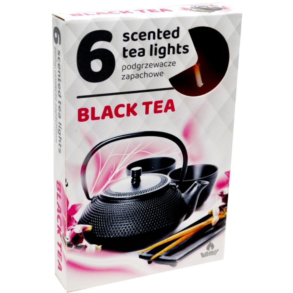Admit Tea lights 6ks Black Tea