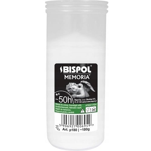 Bispol svíčka hřbitovní Memoria P180 50h 180g