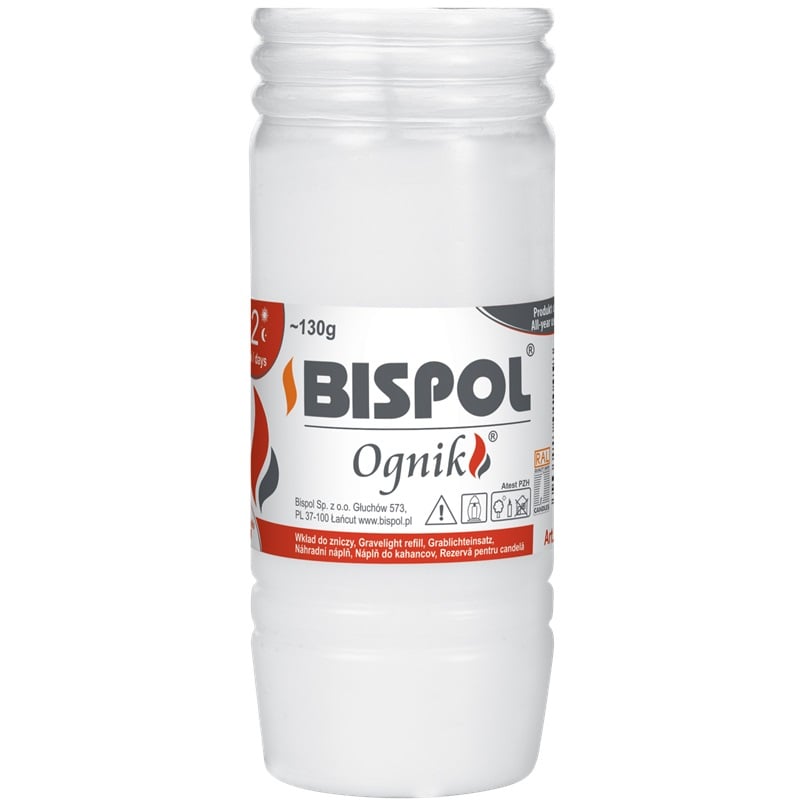 Bispol svíčka hřbitovní OGNIK WP1 2-dní 130g