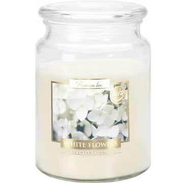Bispol svíčka 500g White Flowers