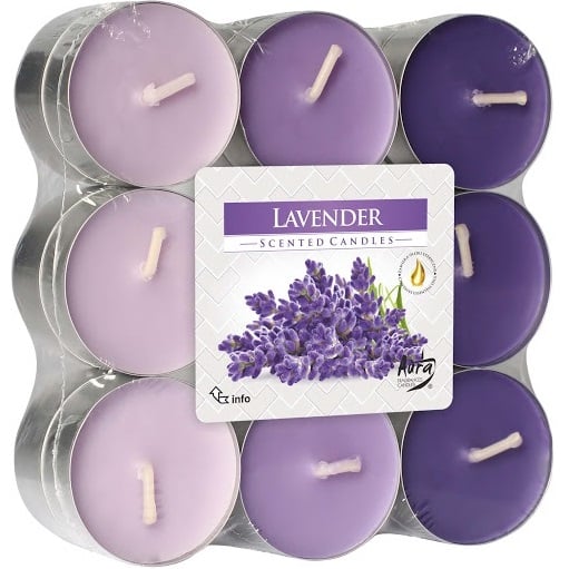 Bispol svíčka 18ks Lavender
