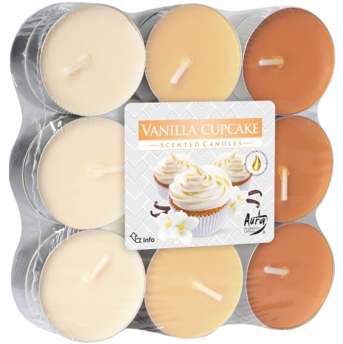 Bispol svíčka 18ks Vanila Cupcake