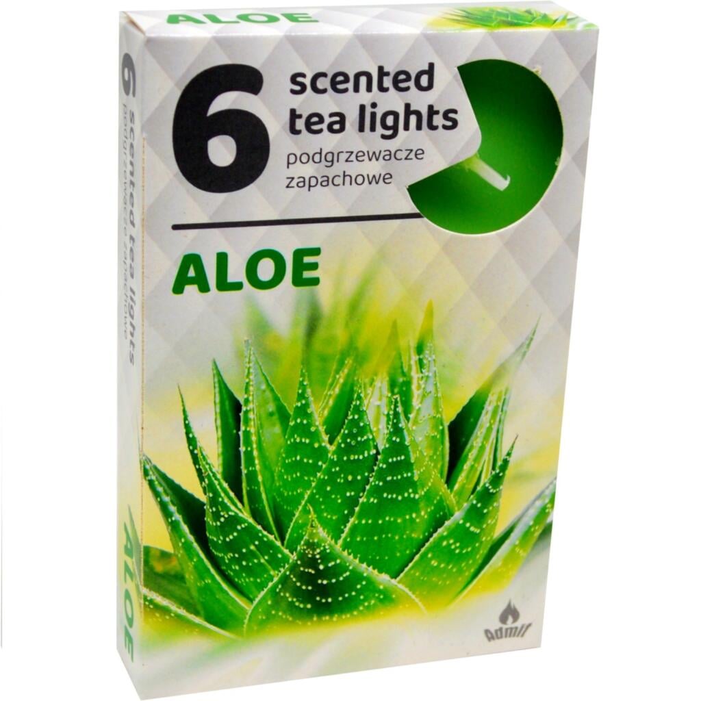 Admit Tea lights 6ks Aloe