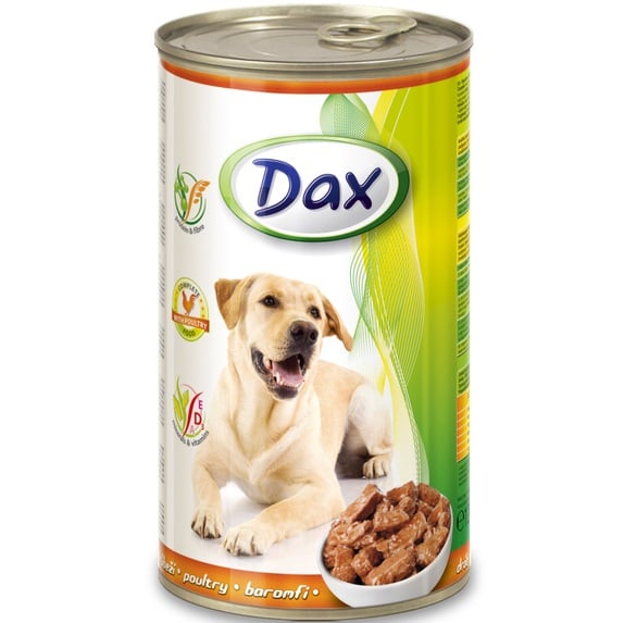 Dax kousky psi 1,24kg drůbeží