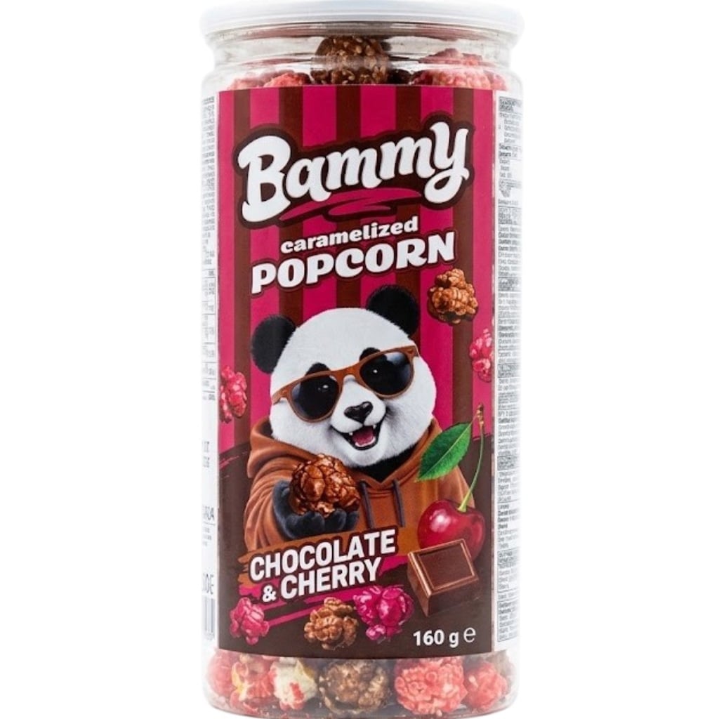 Bammy Popcorn 160g Chocolate & Cherry