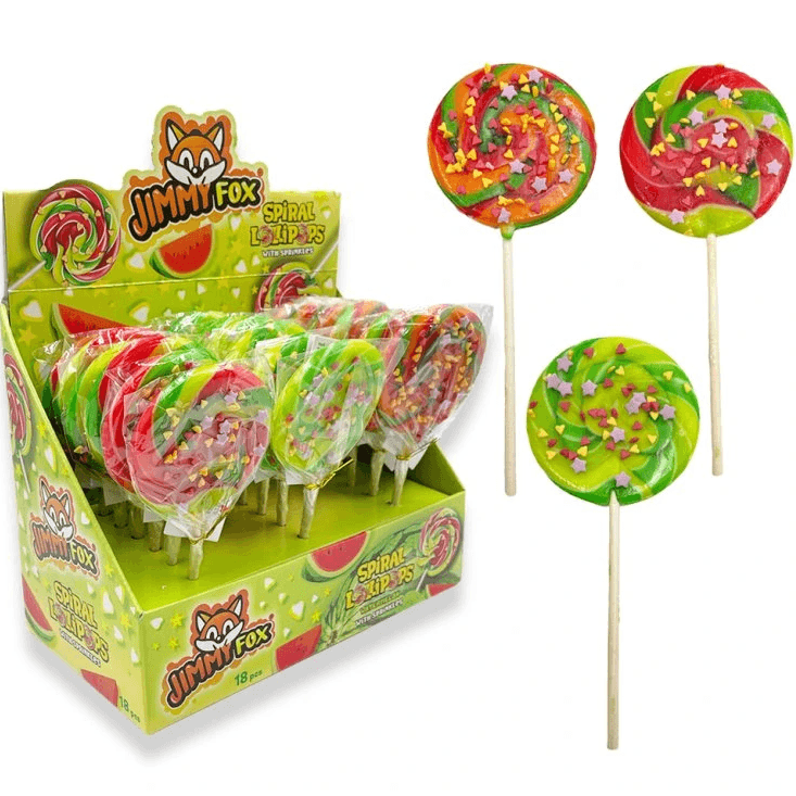 Lízatka Spiral Lollipops Watermelon JF 50g