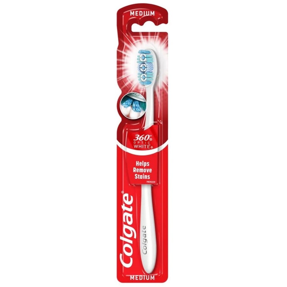 Kartáček COLGATE * 360° Optic White Medium N