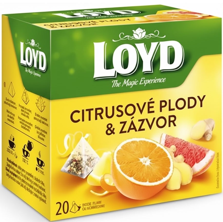 Loyd Citrusové plody & Zázvor 40g