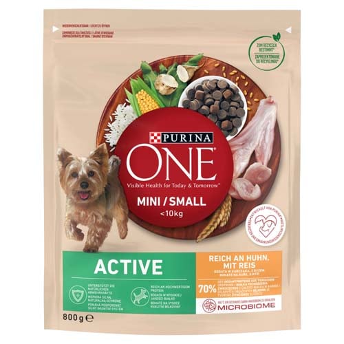 Purina One pro psi 800g Mini Kuře s rýží