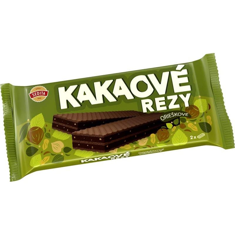Kakaové oplatky 50g Oříškové