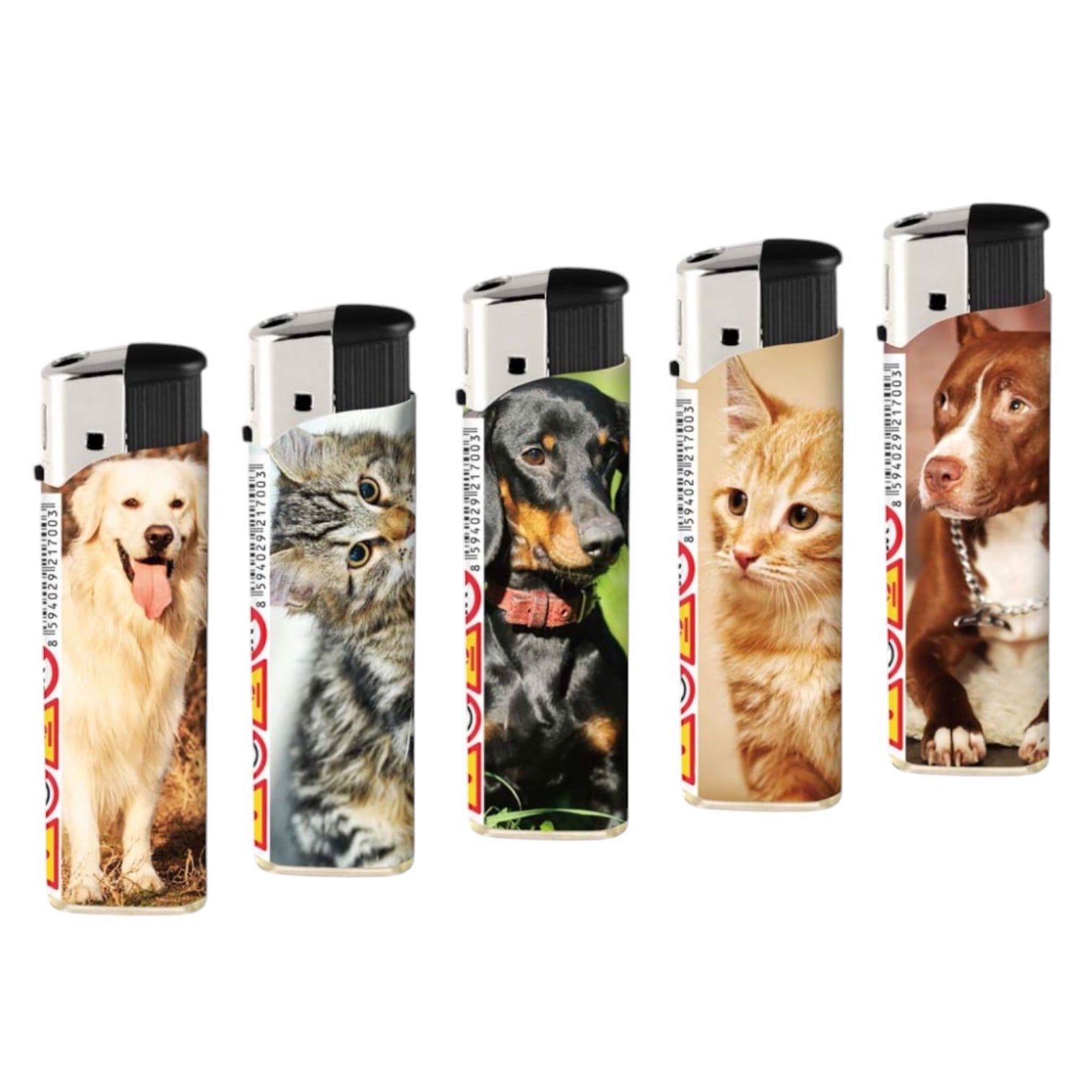 Zapalovač s motivem 50ks Pets