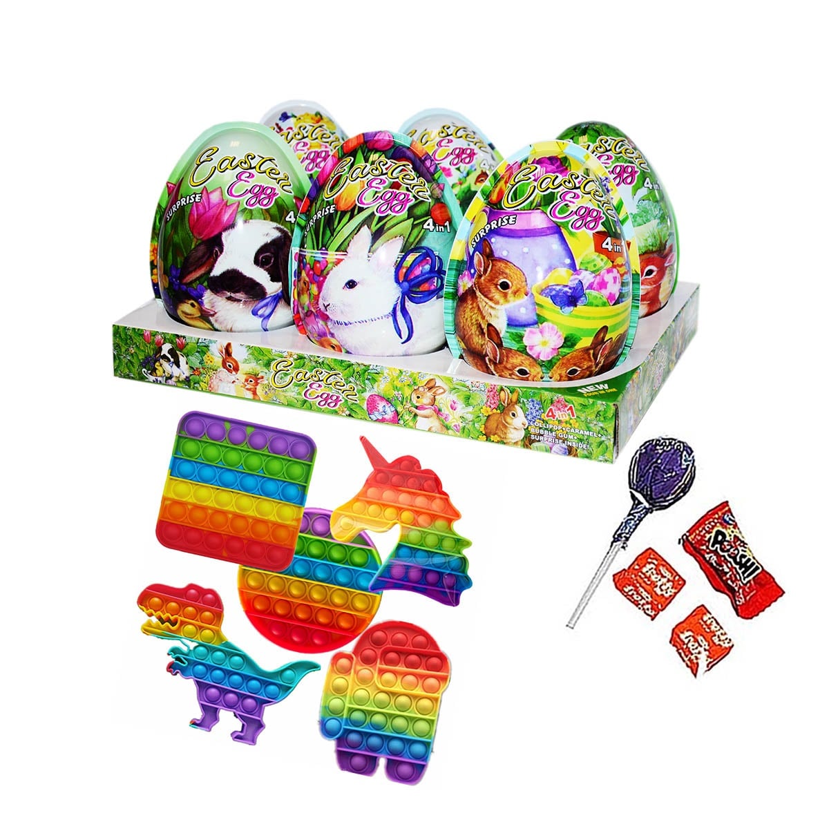 Vejce 4in1 XXL Happy Easter