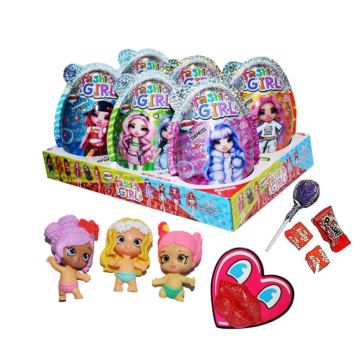 Vejce 4in1 Fashion Girl
