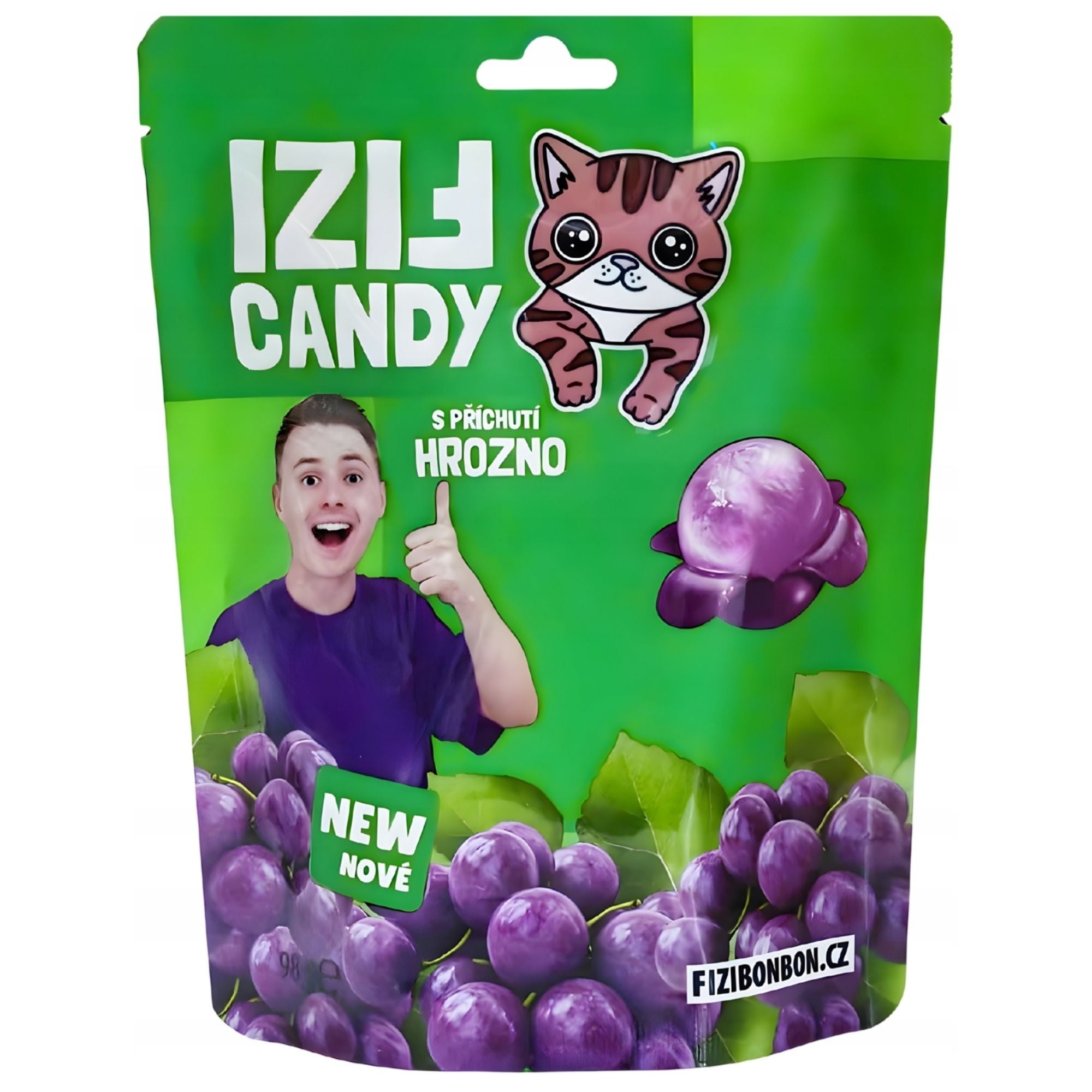 Fizi Juicy Hrozno 98g