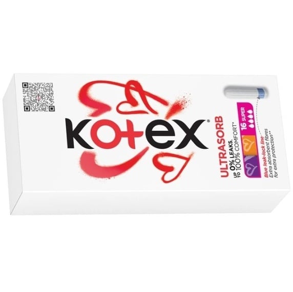 Tampony KOTEX 16ks Ultra Super (12)