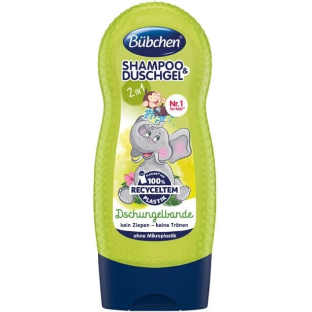 Bubchen SG 230ml 2in1 Dschungelbande