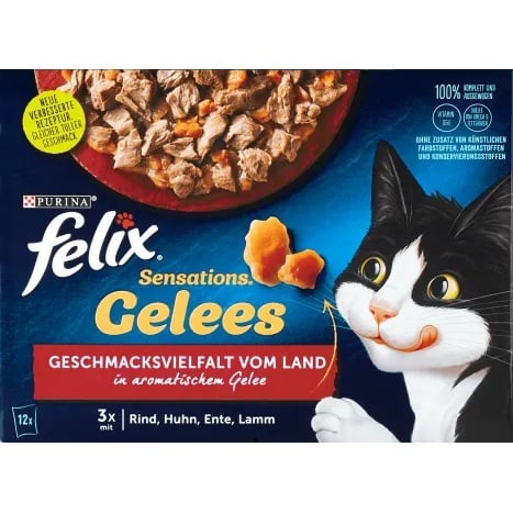 Felix 12x85g Sensations - Želé výběr z venkova