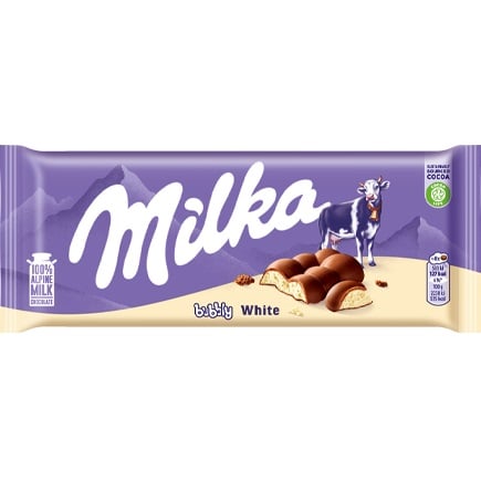 Milka Bubbly White 90g
