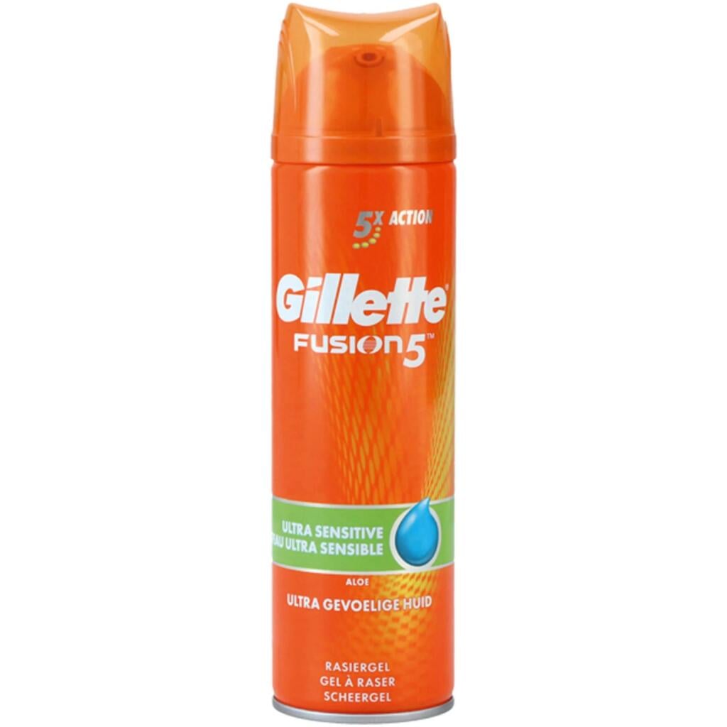 Gillette gel 200ml FUSION5 Sensitive Alove Vera