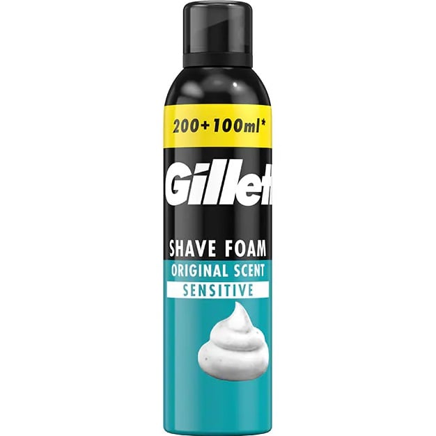 Gillette pěna 200ml+100ml Sensitive