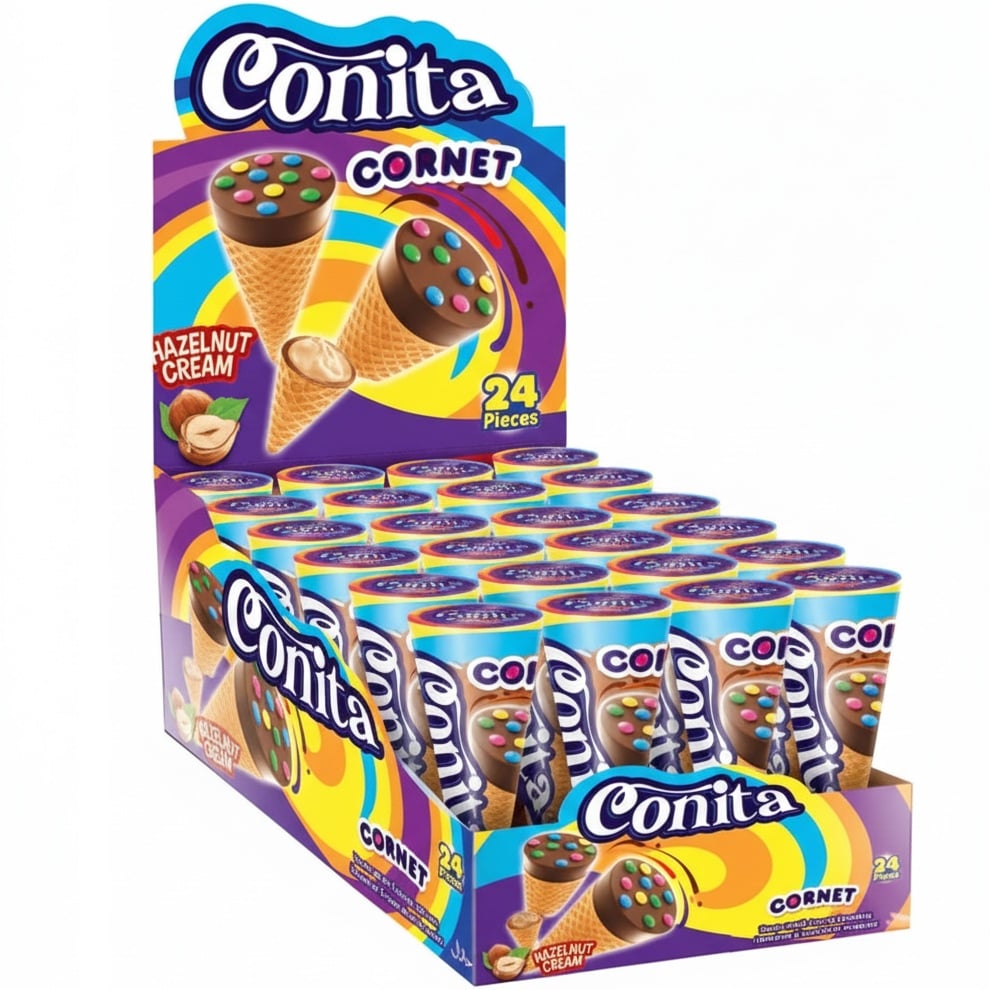 Cornet CONITTA 25g Hazelnut