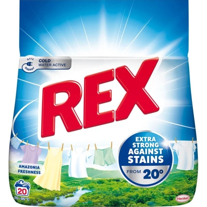 Rex prášek 1,1kg Amazonia Freshness 20PD
