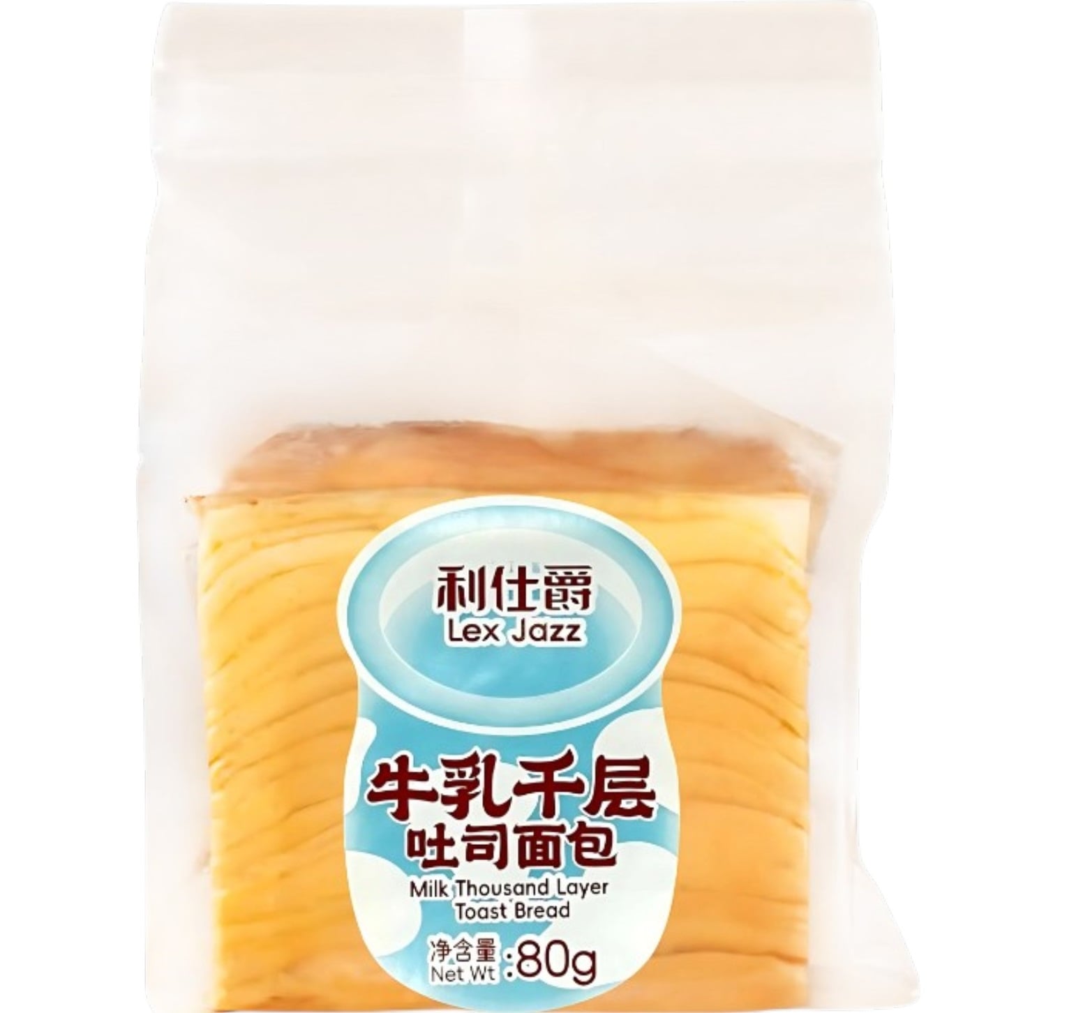 Milk Thousand Layer Toast Bread 80g (Banh Ngan Lop)
