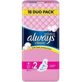 Vložky ALWAYS DUO Ultra Sensitive Maxi 18ks (8)