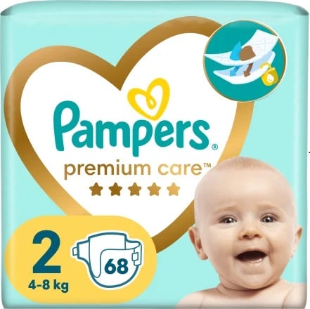 Pampers Premium Plenky S2 68ks