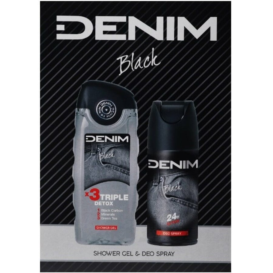 Denim Dárková sada SG+DEO Black