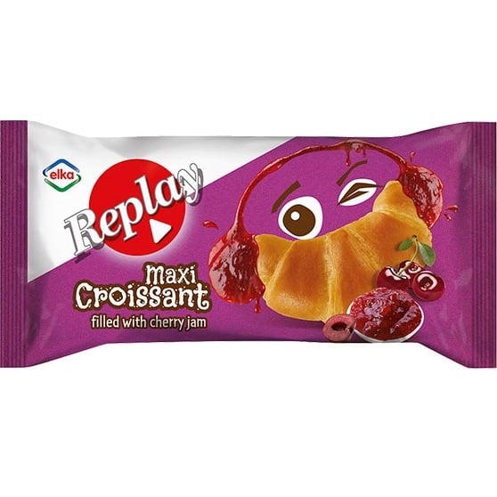 Replay Croissant 70g Cherry Jam