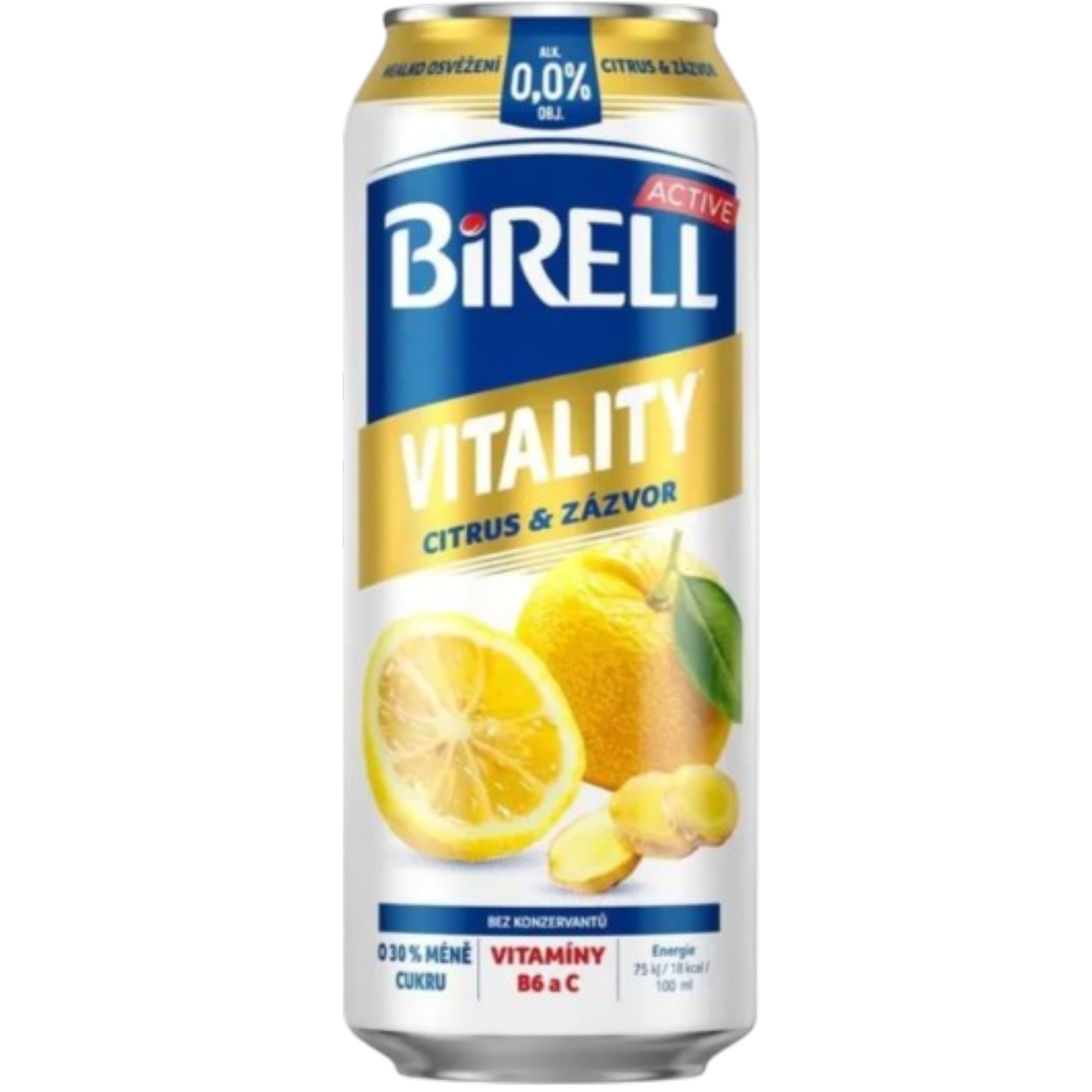 Birell 500ml Vitality Citrus & Zázvor