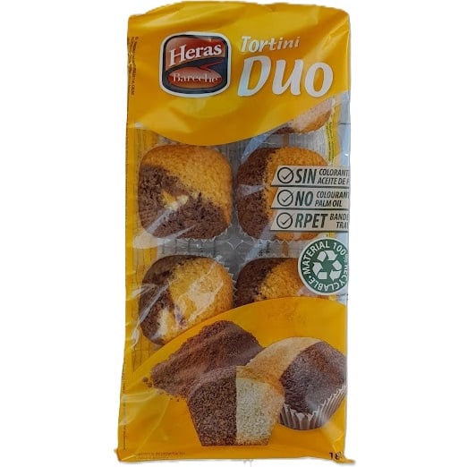 Muffiny 8ks 180g HERAS Tortini Duo