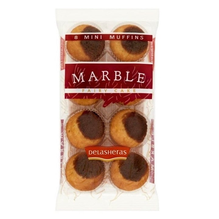 Muffiny 8ks 180g Mramorové