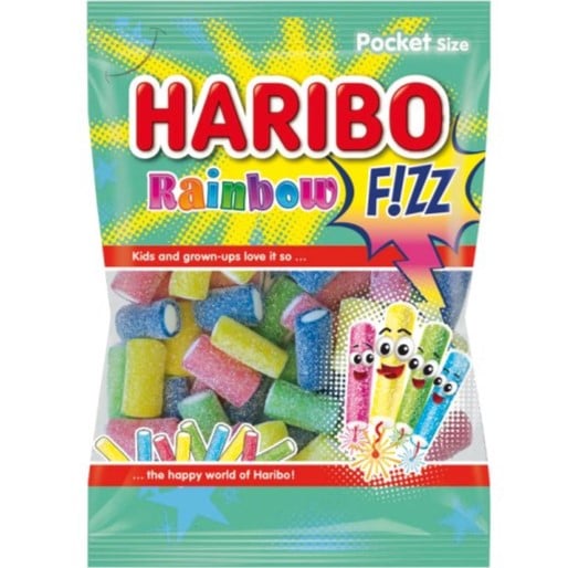 Haribo 175g Rainbow Fizz