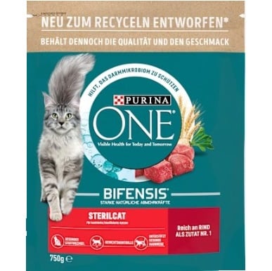Purina One pro kočky 750g Bifensis Sterilcat with Beef