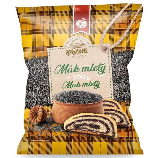 IBK Mák modrý mletý 100% 200g