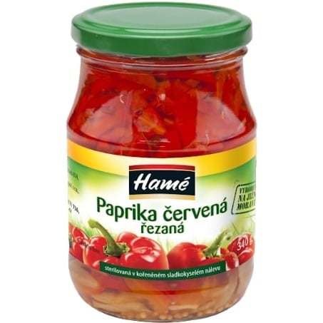 Hamé Paprika červená řezaná 340g