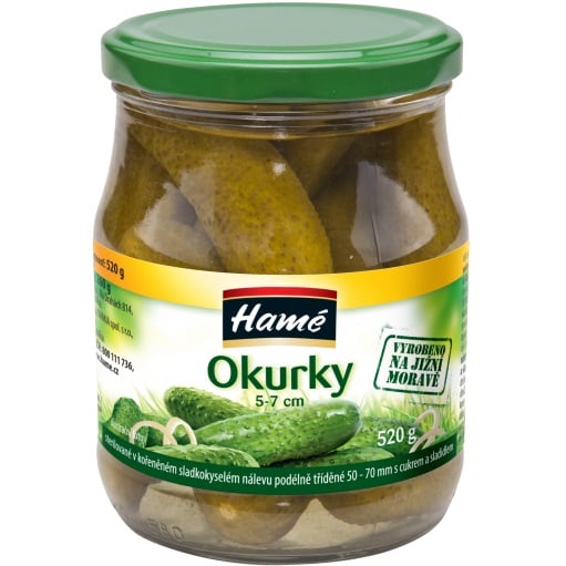 Hamé Okurky 7-9cm 530g