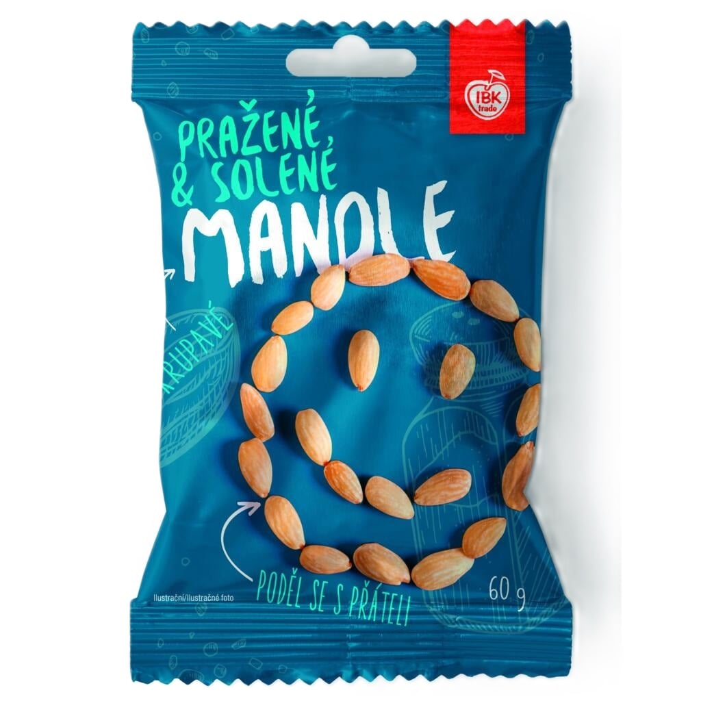 IBK Mandle pražené solené 60g