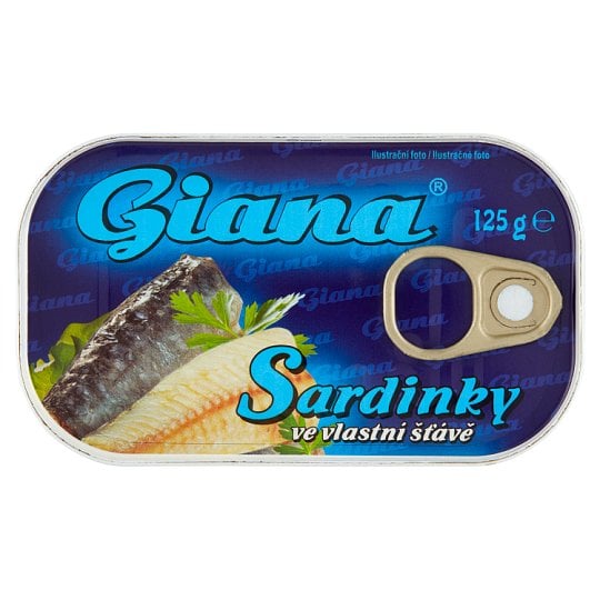 Giana Sardinky 125g ve vlastní šťávě