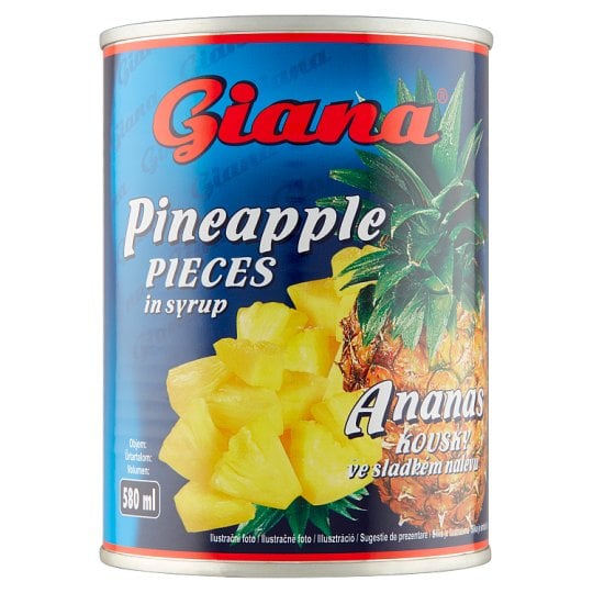 Giana Ananas kousky 580ml
