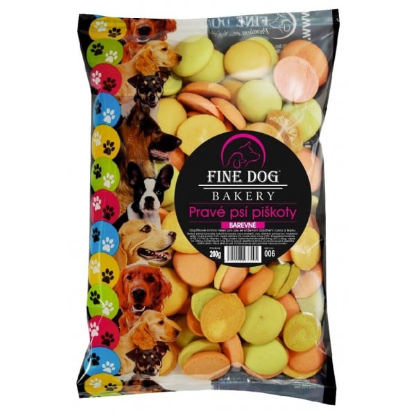 FINE DOG Piškoty 200g Mix
