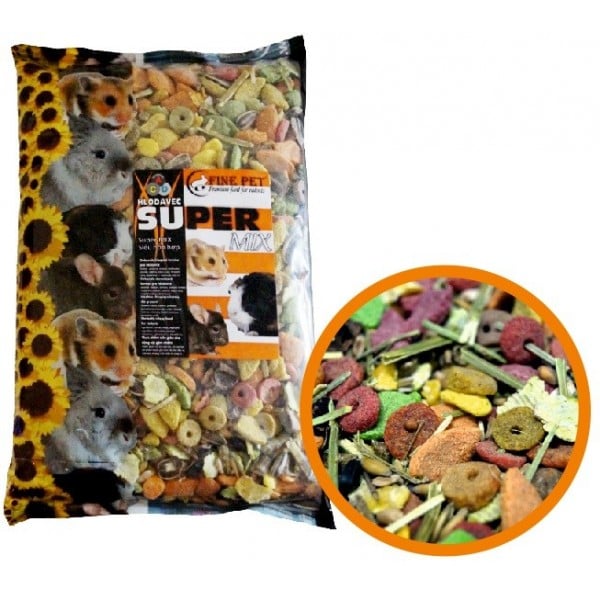 FINE PET Super Mix hlodavec 600g