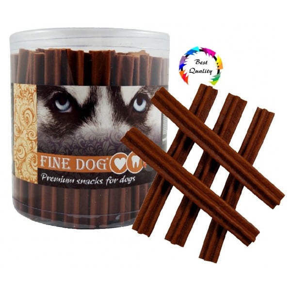 FINE DOG Jerky Kříž pro psy jehněčí 12,5cm 50ks